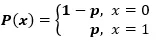 伯努利分布Bernoulli distribution