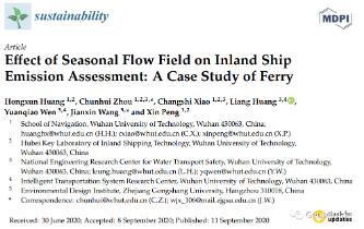 谷歌学术：以渡船为例，季节性流场对内河船舶排放评估的影响研究